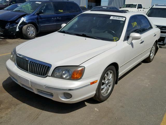 KMHFU45E92A210387 - 2002 HYUNDAI XG 350 WHITE photo 2