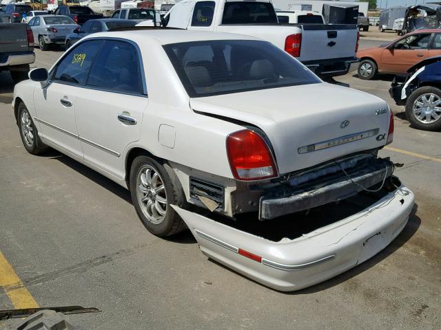 KMHFU45E92A210387 - 2002 HYUNDAI XG 350 WHITE photo 3