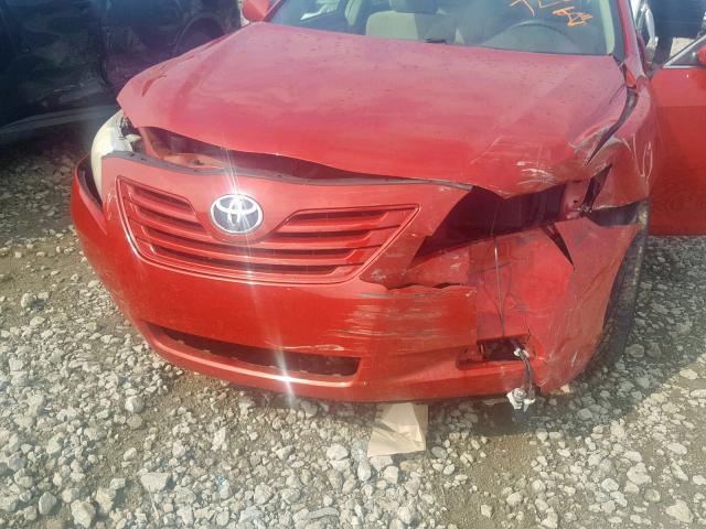 4T1BE46K77U043159 - 2007 TOYOTA CAMRY NEW RED photo 9