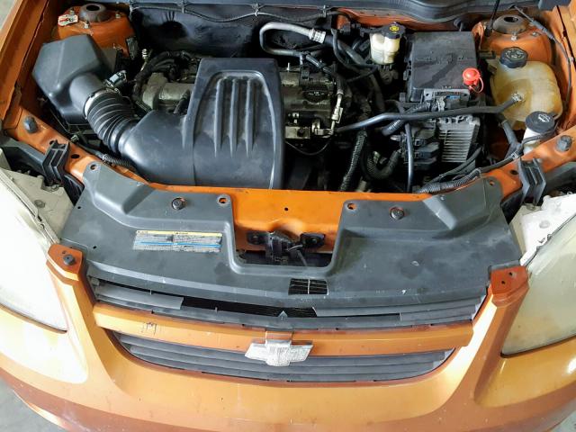 1G1AM15B567744677 - 2006 CHEVROLET COBALT SS ORANGE photo 7