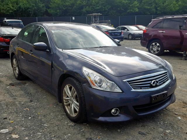 JN1CV6ARXBM356775 - 2011 INFINITI G37 BLUE photo 1