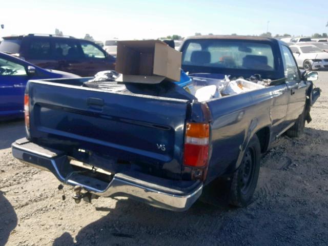 JT4VN82N6N5004837 - 1992 TOYOTA PICKUP 1 T BLUE photo 4