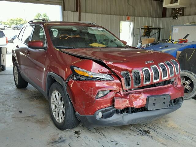 1C4PJMCS6EW140056 - 2014 JEEP CHEROKEE L RED photo 1