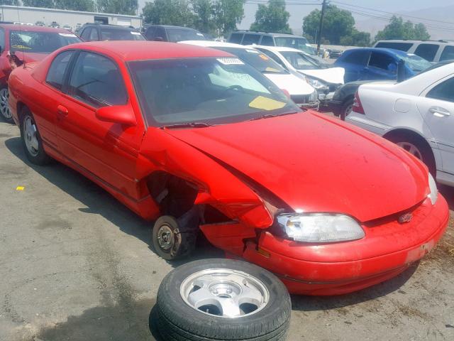 2G1WX12K9X9271643 - 1999 CHEVROLET MONTE CARL RED photo 1