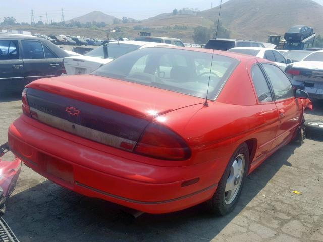 2G1WX12K9X9271643 - 1999 CHEVROLET MONTE CARL RED photo 4