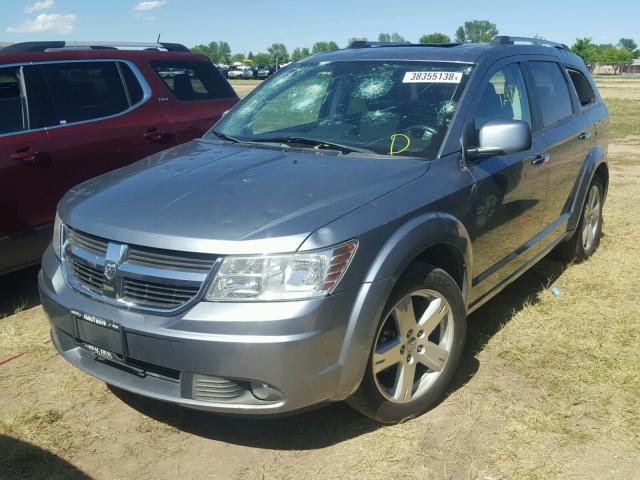 3D4GG67V59T511172 - 2009 DODGE JOURNEY R/ SILVER photo 2