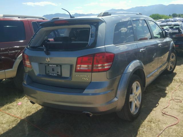 3D4GG67V59T511172 - 2009 DODGE JOURNEY R/ SILVER photo 4