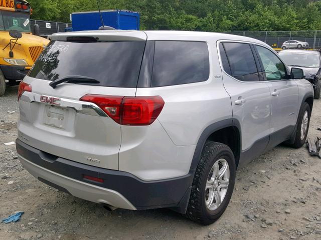 1GKKNRLA4JZ208242 - 2018 GMC ACADIA SLE SILVER photo 4