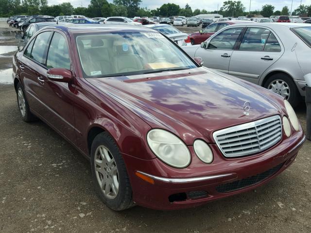 WDBUF56J36A818501 - 2006 MERCEDES-BENZ E 350 MAROON photo 1