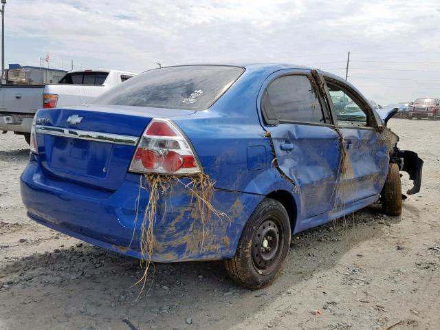 KL1TD56677B087122 - 2007 CHEVROLET AVEO BASE Mavi foto 4