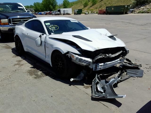 1FA6P8CF9F5329964 - 2015 FORD MUSTANG GT WHITE photo 1