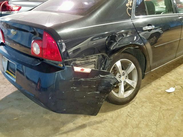 1G1ZC5EU7CF109461 - 2012 CHEVROLET MALIBU 1LT 黑色 照片 9