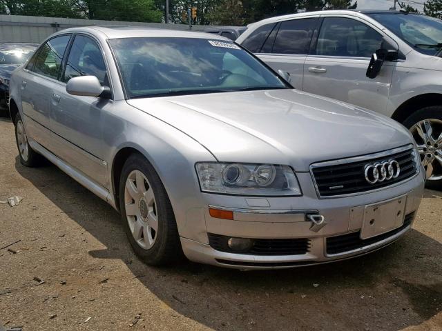 WAUML44E95N004156 - 2005 AUDI A8 L QUATT SILVER photo 1