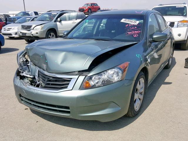 1HGCP2F88AA032970 - 2010 HONDA ACCORD EXL GREEN photo 2