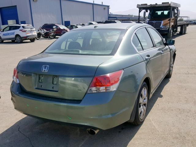 1HGCP2F88AA032970 - 2010 HONDA ACCORD EXL GREEN photo 4