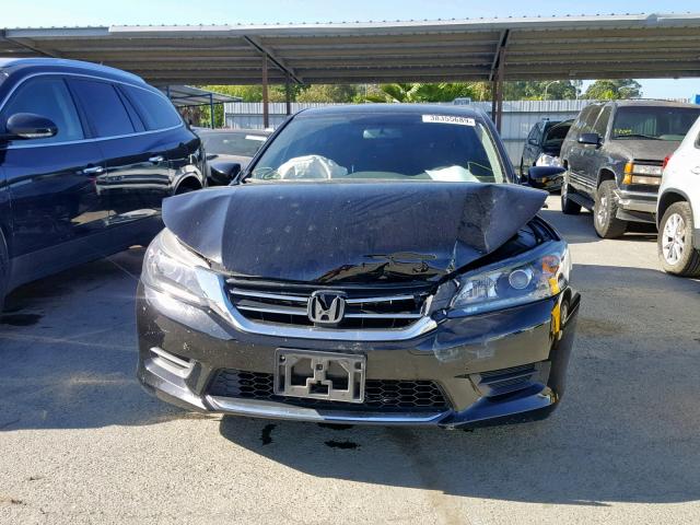 1HGCR2F34FA065888 - 2015 HONDA ACCORD LX BLACK photo 9