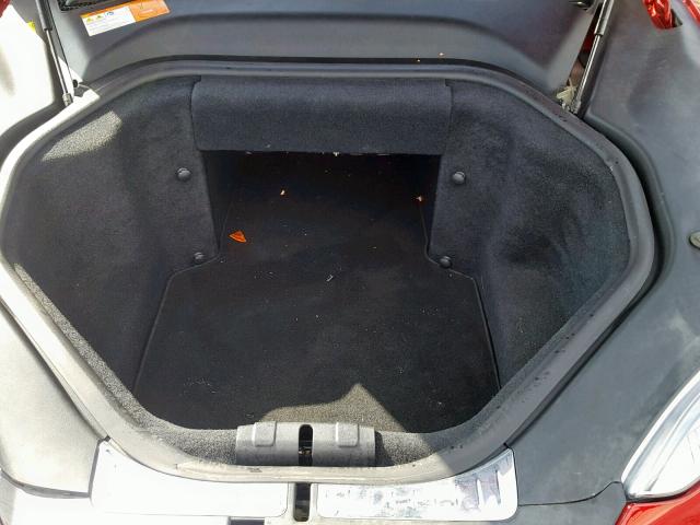 5YJSA1CN4DFP08391 - 2013 TESLA MODEL S أحمر صورة 7