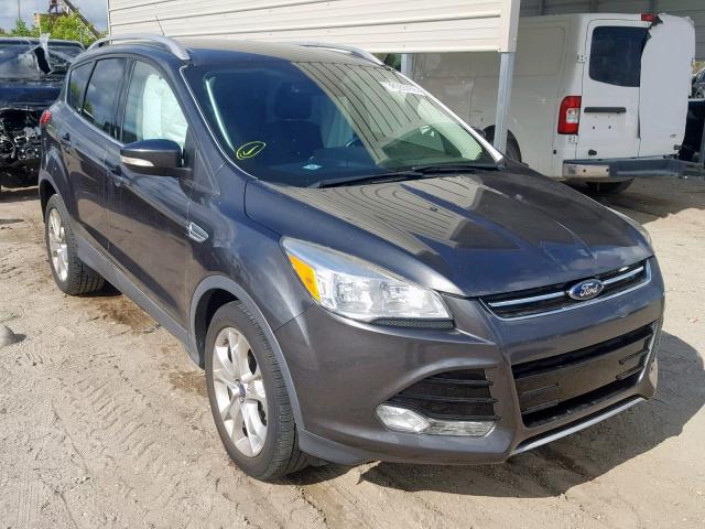 1FMCU0J92FUC20834 - 2015 FORD ESCAPE TIT GRAY photo 1