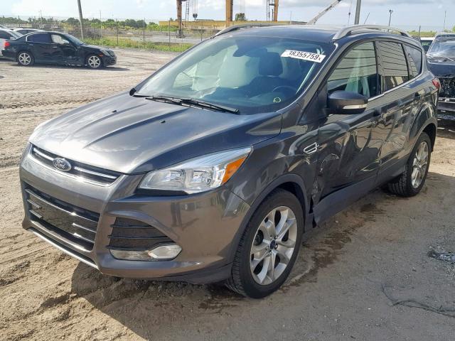 1FMCU0J92FUC20834 - 2015 FORD ESCAPE TIT GRAY photo 2