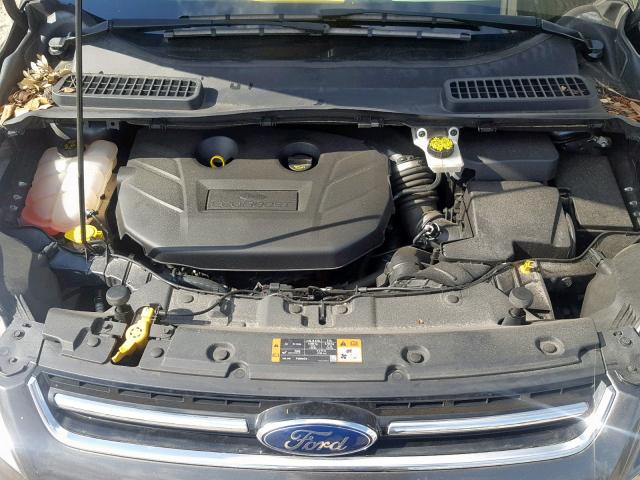 1FMCU0J92FUC20834 - 2015 FORD ESCAPE TIT GRAY photo 7