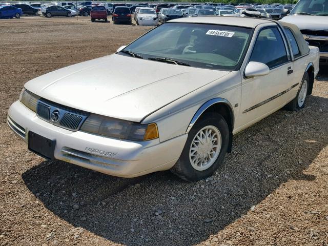 1MELM62W6SH633269 - 1995 MERCURY COUGAR XR7 CREAM photo 2