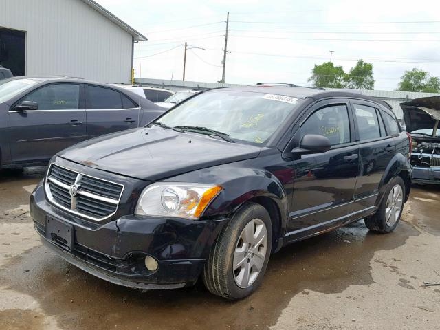 1B3HB48B37D219369 - 2007 DODGE CALIBER SX BLACK photo 2