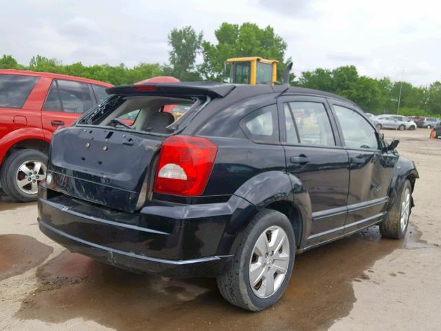 1B3HB48B37D219369 - 2007 DODGE CALIBER SX BLACK photo 4