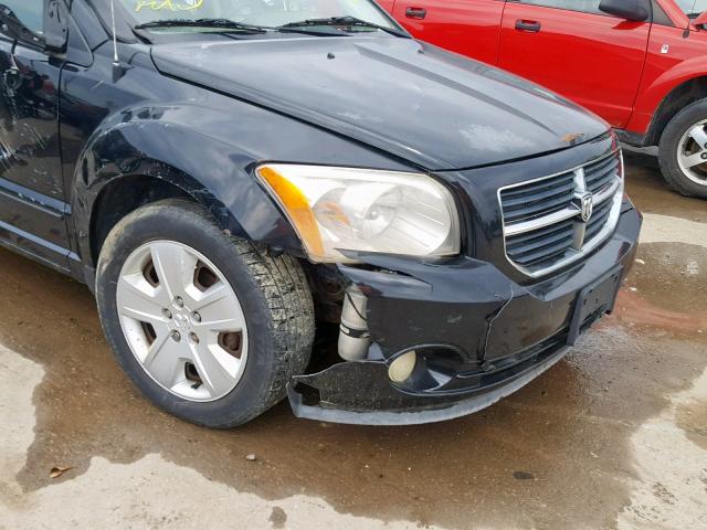 1B3HB48B37D219369 - 2007 DODGE CALIBER SX BLACK photo 9