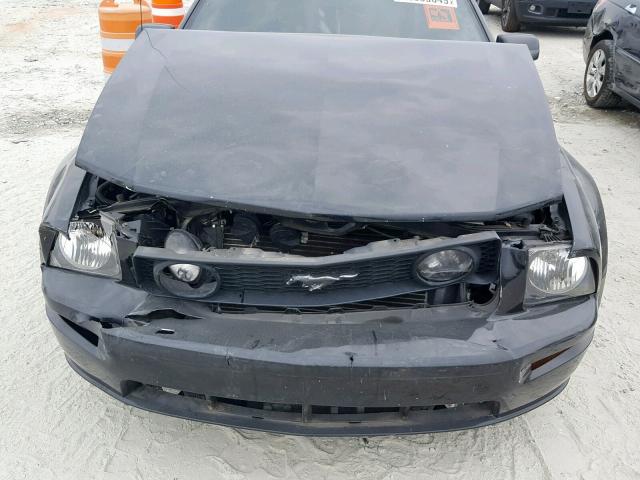 1ZVHT82H375281099 - 2007 FORD MUSTANG GT BLACK photo 7