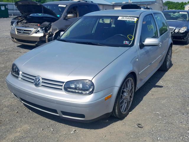 9BWDH61JX34018948 - 2003 VOLKSWAGEN GTI VR6 SILVER photo 2