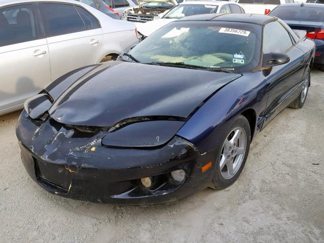 2G2FS22K412127837 - 2001 PONTIAC FIREBIRD BLACK photo 2