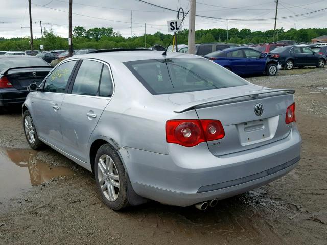 3VWEG71K97M074872 - 2007 VOLKSWAGEN JETTA WOLF SILVER photo 3