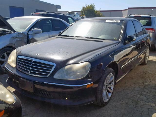 WDBNG75J26A472701 - 2006 MERCEDES-BENZ S 500 BLACK photo 2