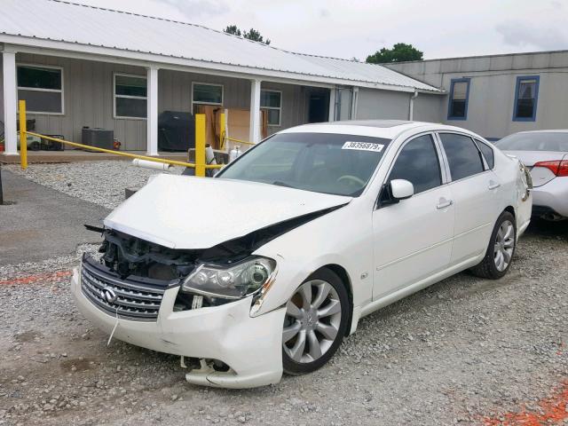 JNKAY01E37M306554 - 2007 INFINITI M35 BASE WHITE photo 2