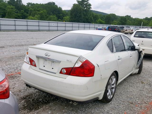 JNKAY01E37M306554 - 2007 INFINITI M35 BASE WHITE photo 4