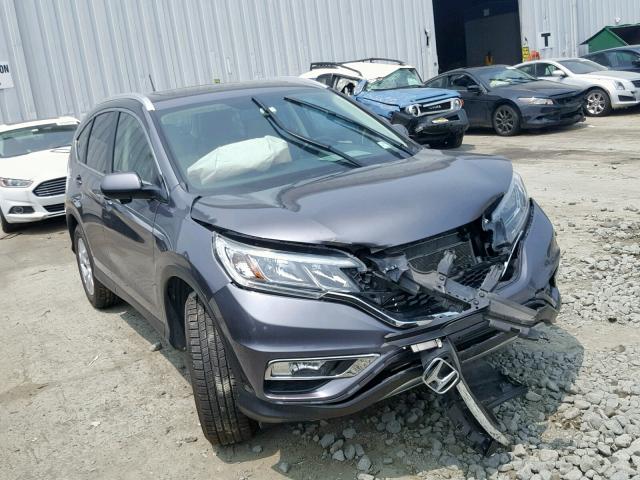 5J6RM4H71GL068430 - 2016 HONDA CR-V EXL GRAY photo 1