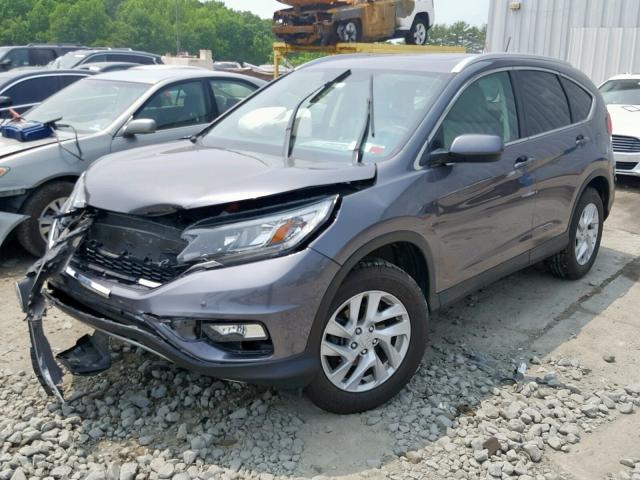 5J6RM4H71GL068430 - 2016 HONDA CR-V EXL GRAY photo 2