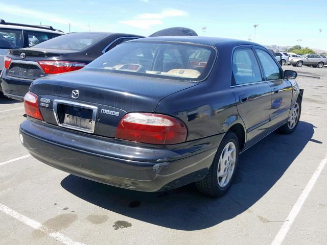 1YVGF22D5Y5120085 - 2000 MAZDA 626 ES BLACK photo 4