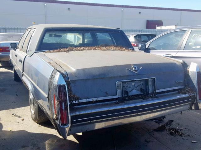 6D696AC351342 - 2000 CADILLAC DEVILLE BLUE photo 3