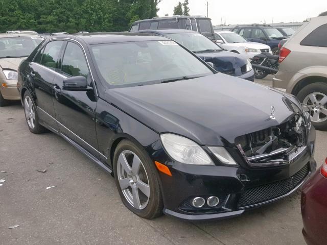 WDDHF5GB4AA102764 - 2010 MERCEDES-BENZ E 350 BLACK photo 1