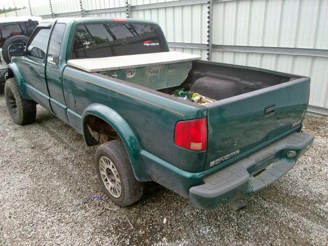 1GTCT19W0W8529895 - 1998 GMC SONOMA GREEN photo 3