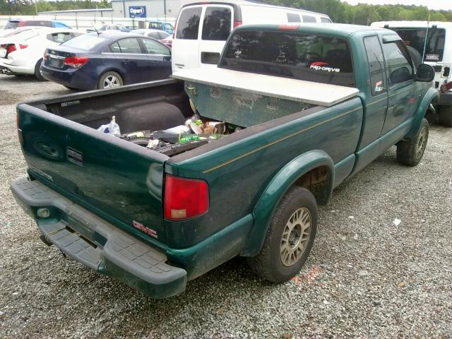 1GTCT19W0W8529895 - 1998 GMC SONOMA GREEN photo 4