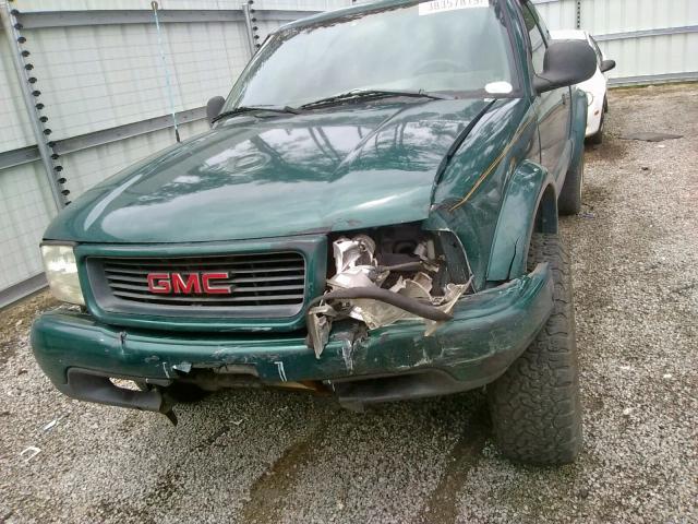 1GTCT19W0W8529895 - 1998 GMC SONOMA GREEN photo 9