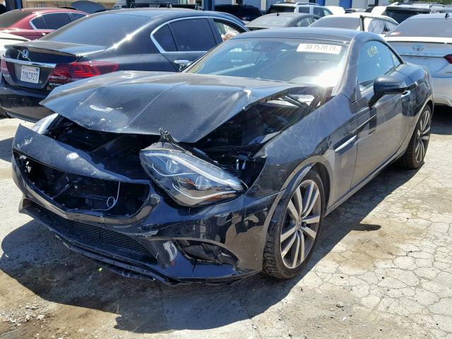 WDDPK3JA0HF139772 - 2017 MERCEDES-BENZ SLC 300 BLACK photo 2