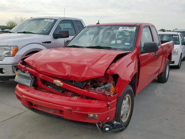 1GCCS199X88149382 - 2008 CHEVROLET COLORADO RED photo 2