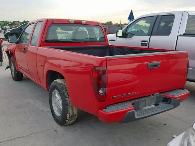 1GCCS199X88149382 - 2008 CHEVROLET COLORADO RED photo 3