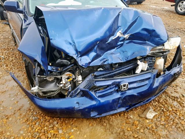 1HGCG56401A058509 - 2001 HONDA ACCORD LX BLUE photo 9