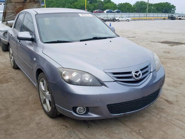 JM1BK143941131151 - 2004 MAZDA 3 HATCHBAC GRAY photo 1