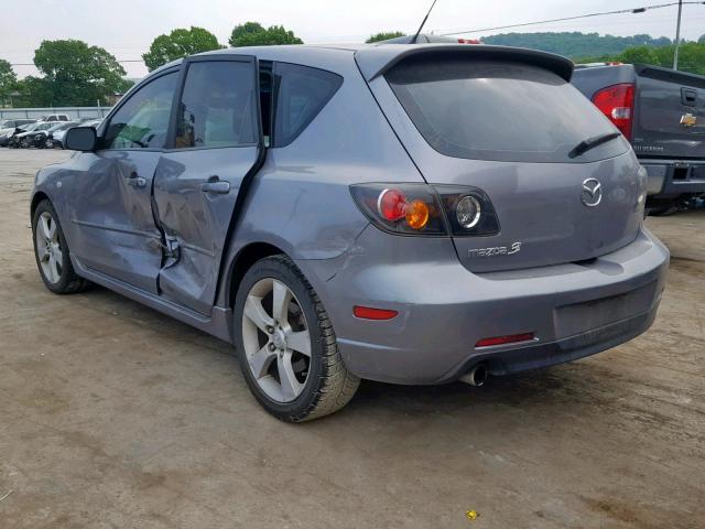 JM1BK143941131151 - 2004 MAZDA 3 HATCHBAC GRAY photo 3