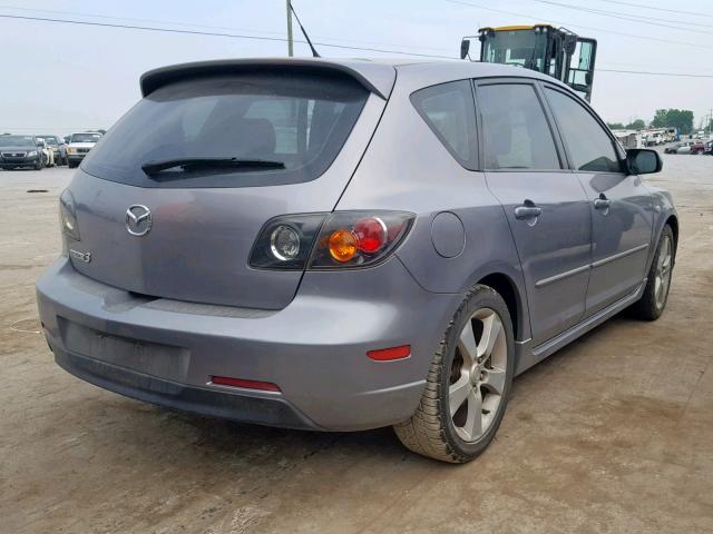 JM1BK143941131151 - 2004 MAZDA 3 HATCHBAC GRAY photo 4